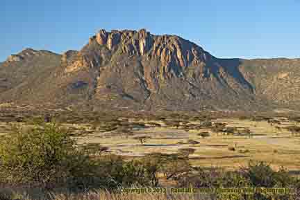 Mountain view from lookout - Shaba National Park, Kenya
